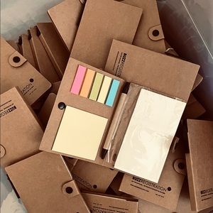 Unused company mini notebooks. Perfect for your purse! 10 for $5.00